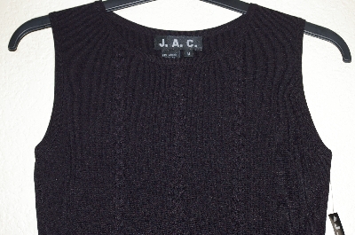 +MBADG #11-085  "J.A.C. Fancy Black Knit Shell"