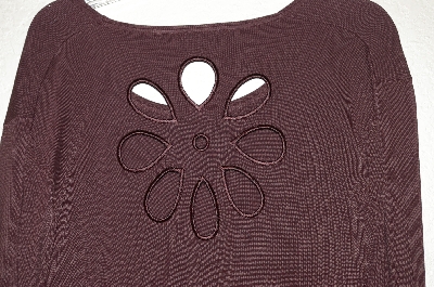 +MBADG #11-093  "Venini Petite Fancy Brown Knit Sweater"