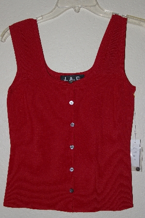 +MBADG #55-177  "J.A.C. Red Knit Top"