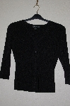 +MBADG #55-257  "C'est City Fancy Black Knit Cardigan"