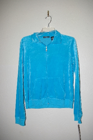 +MBADG #55-164  "Simply By E TQ Blue Velvet Jacket"