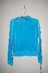 +MBADG #55-164  "Simply By E TQ Blue Velvet Jacket"