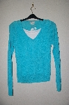 +MBADG #55-161  "Authentic Blue Sweater Top With Attached Tank"