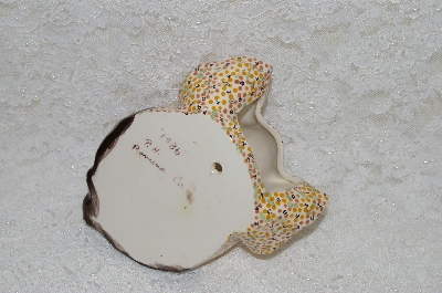 +MBADG #31-578  "1986 Hand Made Ceramic  Pig Wall Hanger"