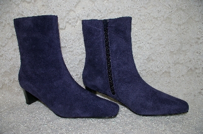 +MBAB #29-099  "Valenci Egg Plant Suede Zip Up Boot"