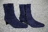 +MBAB #29-099  "Valenci Egg Plant Suede Zip Up Boot"