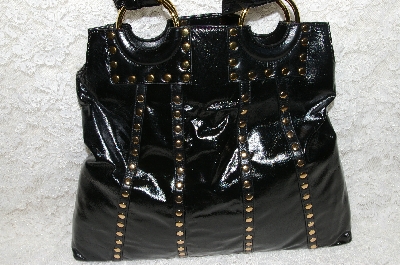 +MBAB #29-022  "The Find 2004 "Tie Studded Tote" Hand Bag