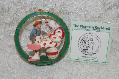 +MBAB #29-023 "Norman Rockwell 1987 Off Duty Clown Ornament"