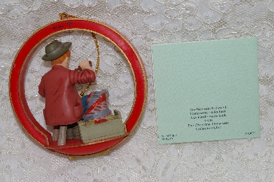 +MBAB #29-040  "Norman Rockwell 1987 "Puppy Love" Ornament"