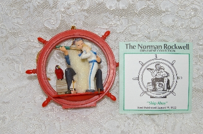 +MBAB #29-013  "Norman Rockwell 1987 "Ship Ahoy" Ornament"