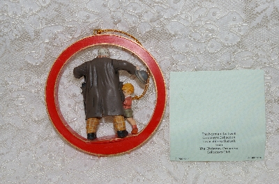 +MBAB #29-015  "Norman Rockwell 1987 "Puppy In The Pocket" Ornament"