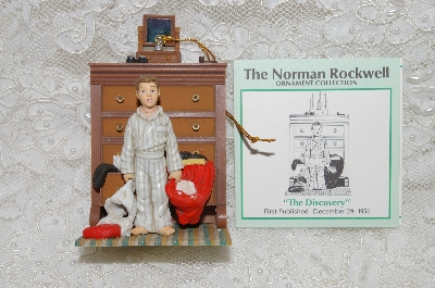 +MBAB #29-018  "Norman Rockwell "The Discovery" 1987 Ornament"