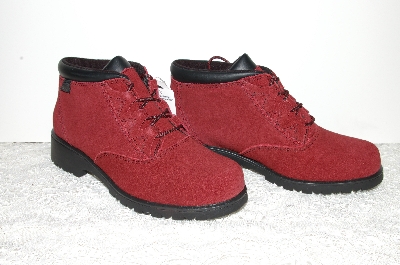 +MBAB #99-166  "Sporto Red Suede Madeline Hiking Boots"