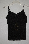 +MBAMG #25-027  "AngelLove Stretch Black Lace V-Neck Camisole"
