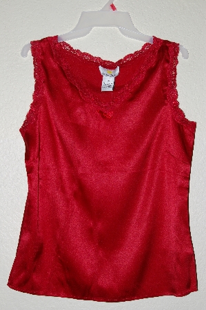+MBAMG #25-019  "Kathleen Kirkwood Red Washable Stretch Silk Camisole"