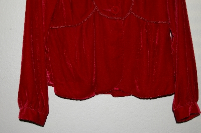 +MBAB #88-016  "Debbie Shuchat Red Velvet Jacket"