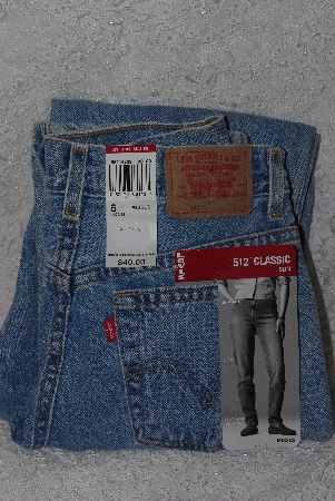 +MBANF #463    "Size 6 Long  "Levi's Misses 512 Classic Slim Fit Jeans"