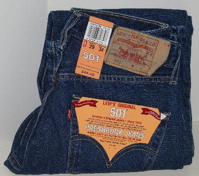 +MBANF #444    "Size 29x34  "Levi's Misses 501 Preshrunk Jeans"