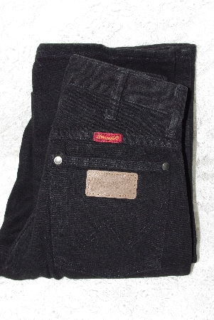 +MBANF #489   +Size 5x34" Long "Wrangler 14MWZWK  Black Slim Fit Jeans"