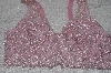 +MBANF #573  "Breezies Cross-Dyed Pink Lace Bra"