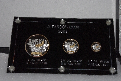 +MBANF #653  "Iditarod 2008 Silver 3-Coin Set"