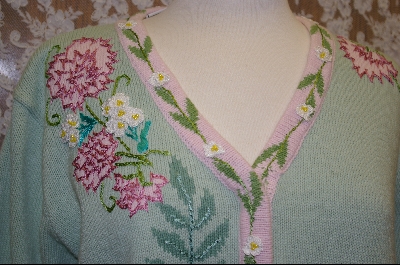+MBA #7896   "StoryBook Knits Limited Edition Pale Green "RN" Sweater