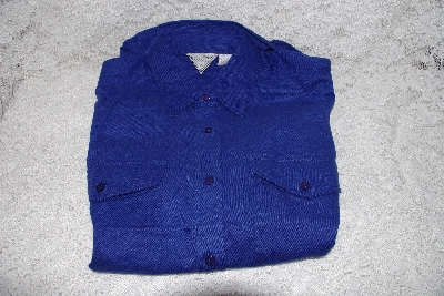 +MBAMG #11-0693  "Connections Small Navy Blue Cotton Shirt"