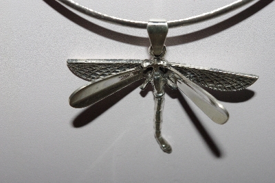 +MBAMG #11-0854  "Fancy Sterling Dragonfly Pendant"