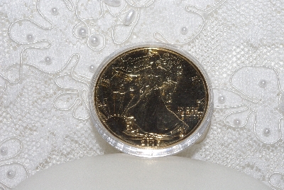 +MBAMG #12-103  "Limited Edition 2006 24K Gold Plated Silver Eagle Coin"