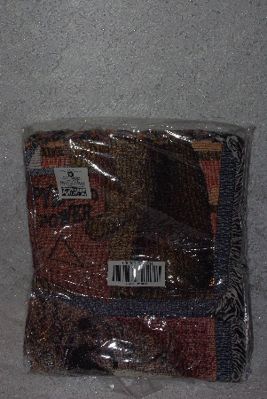 +MBAMG #79-014  "Jacquard Woven Cats With Books Throw"