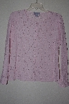 +MBAMG #79-150  "Modern Soul Pale Pink Stretch Lace Cardigan"