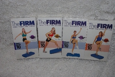 **MBAMG #79-021  The Firm Set Of 4 VHS Work Out Tapes"
